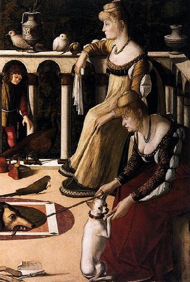 Vittore Carpaccio Two Venetian Ladies oil painting image